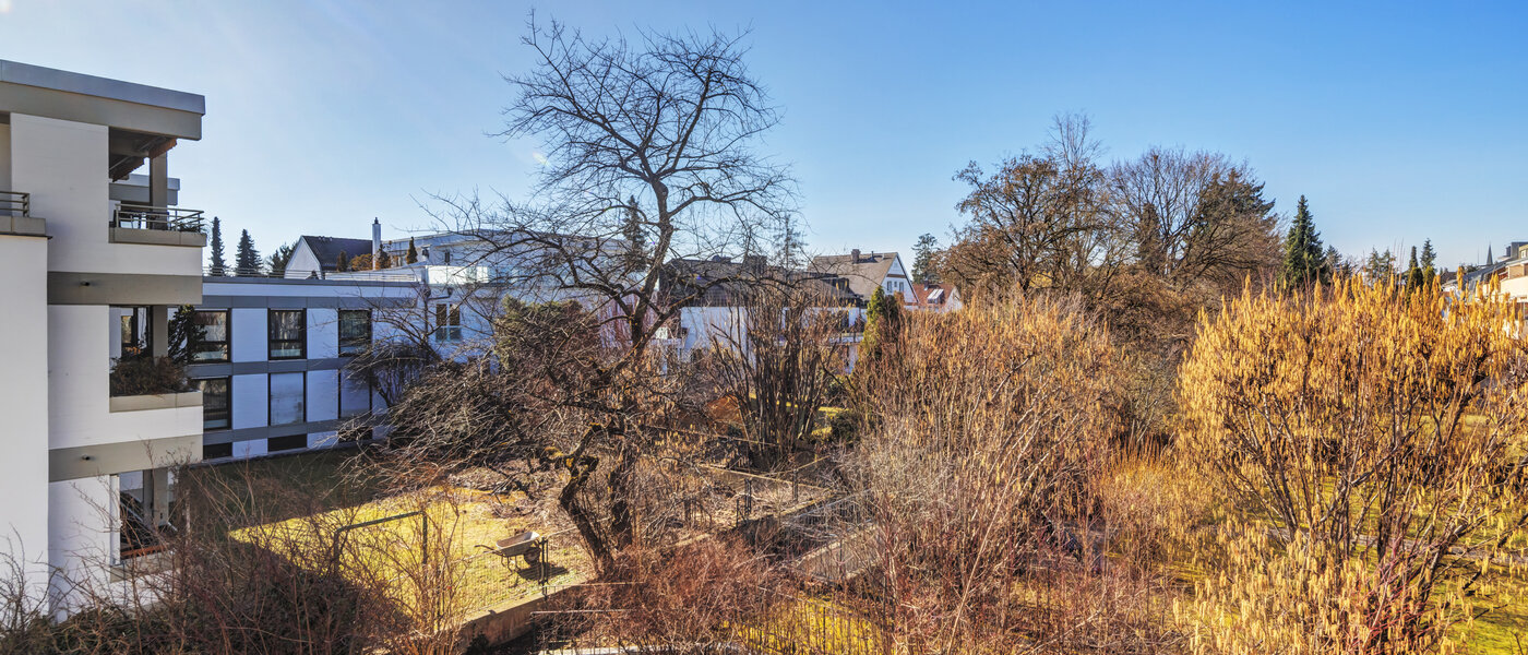 квартира München Harlaching 02 вид из окна 3096