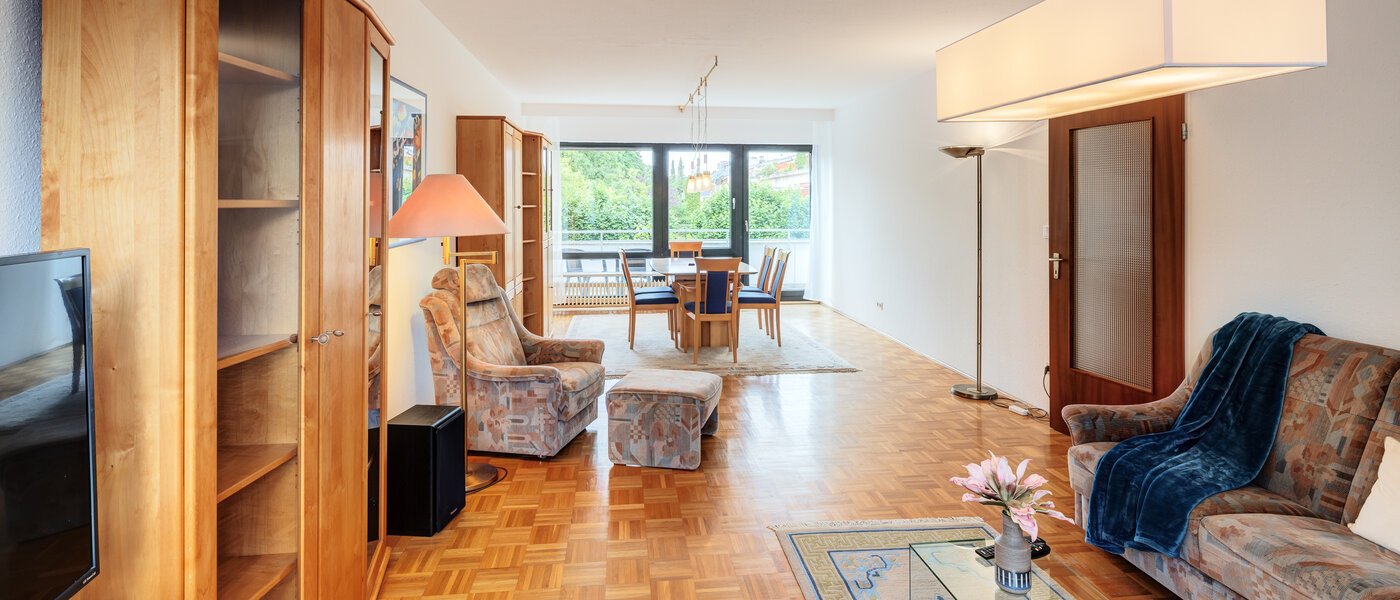 квартира München Harlaching 02 гостиная 3096