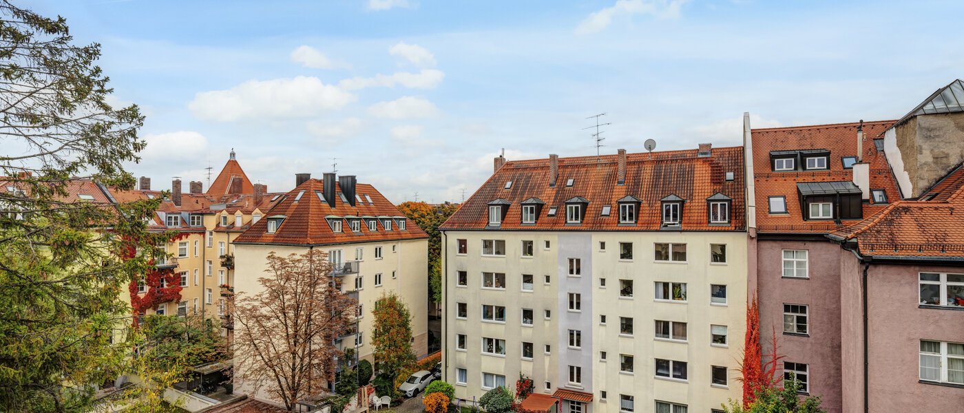 квартира München Schwabing-West 01 вид из окна 3127