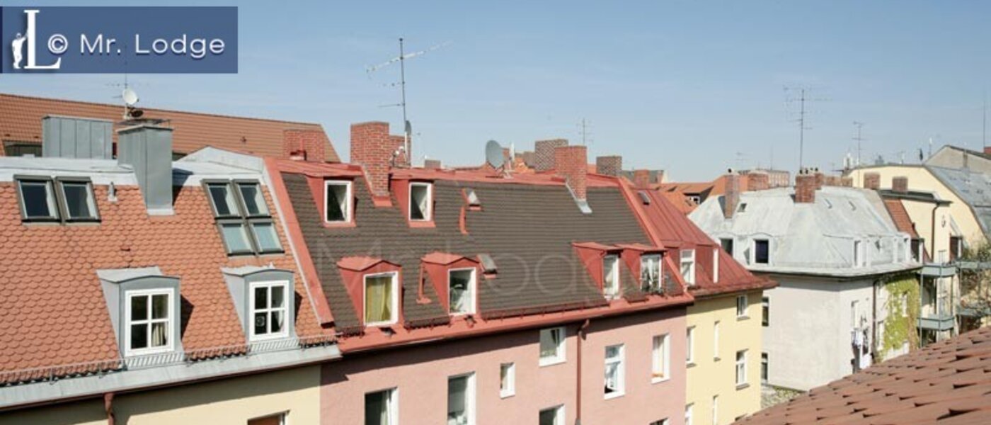 мансардная квартира München Zentrum 01 вид из окна 3130