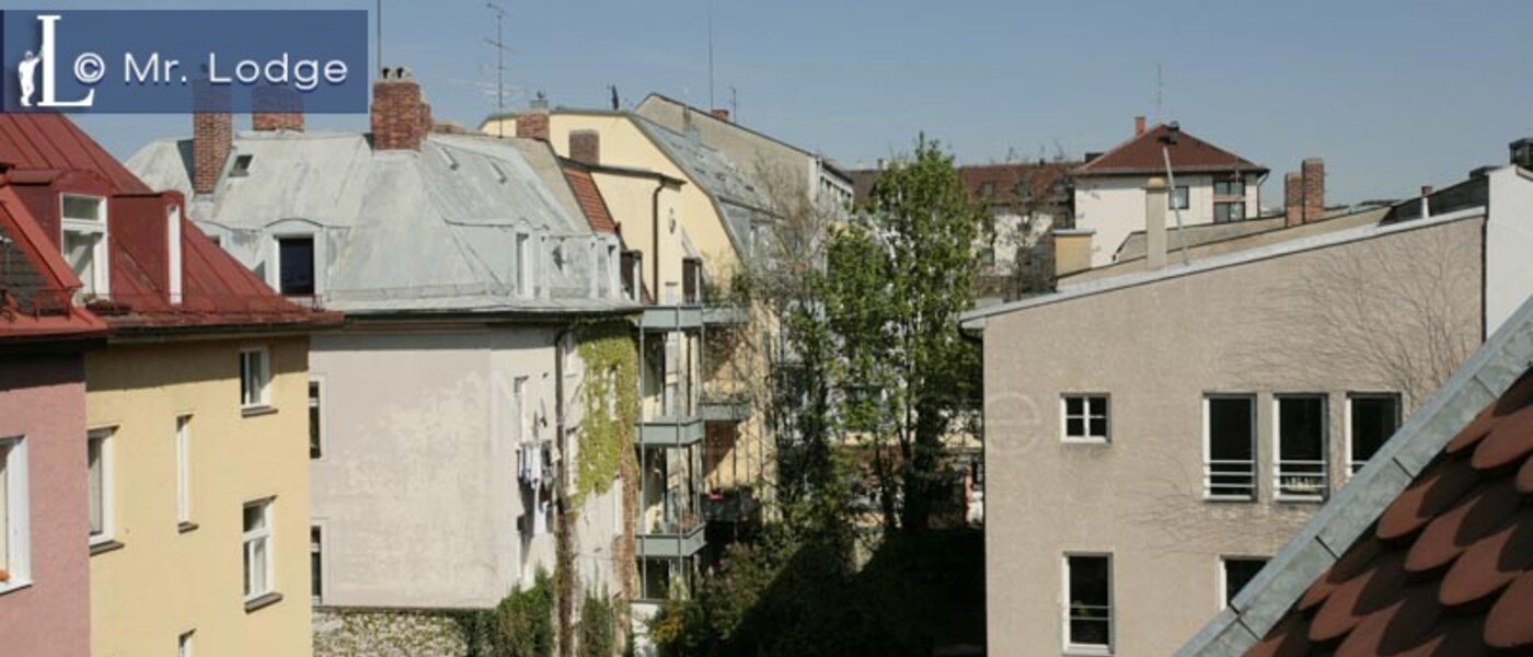 мансардная квартира München Zentrum 02 вид из окна 3130