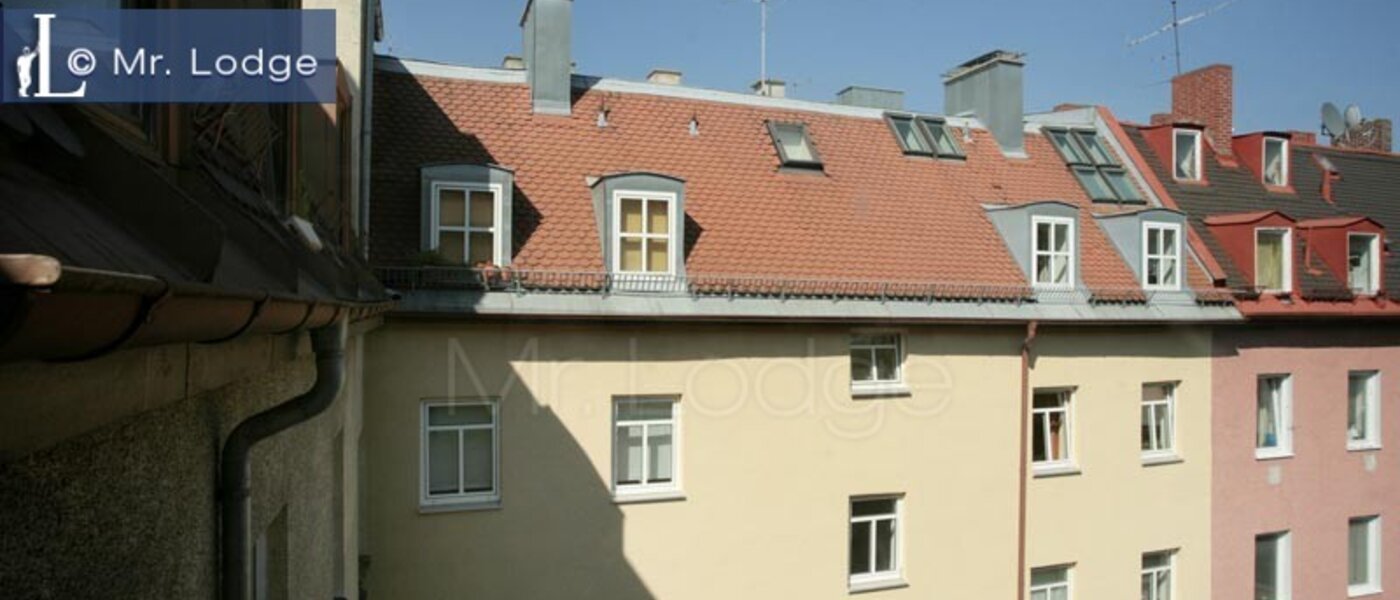 мансардная квартира München Zentrum 03 вид из окна 3130