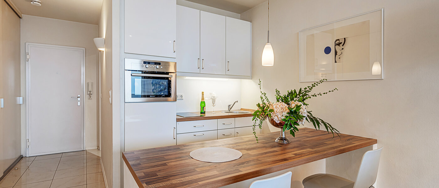 квартира München Moosach 03 кухня 3142