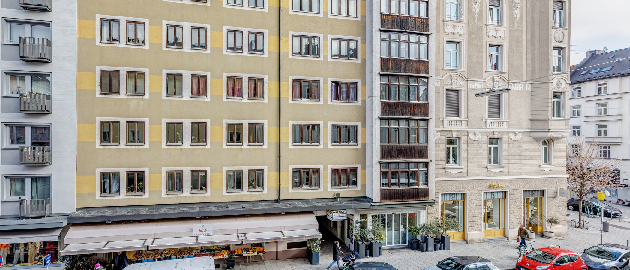 квартира München Schwabing (links der Leopoldstraße) 02 вид из окна 3177