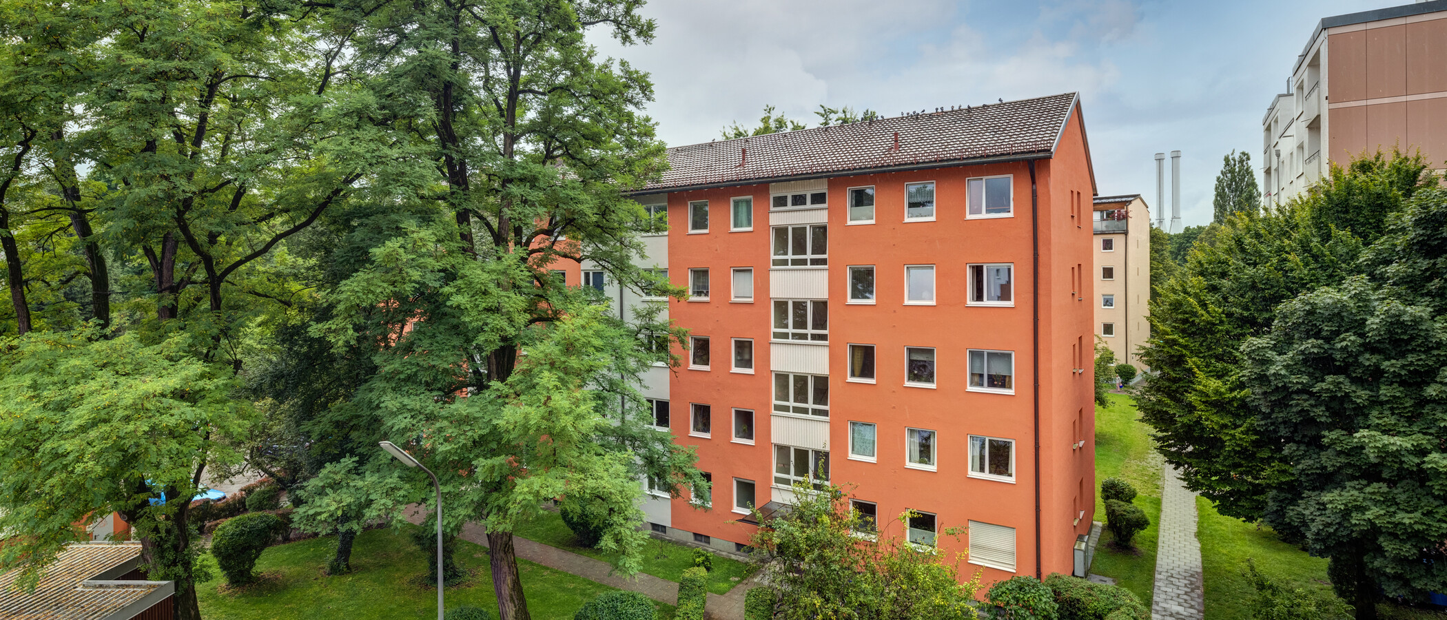 квартира München Untergiesing 02 вид из окна 3185