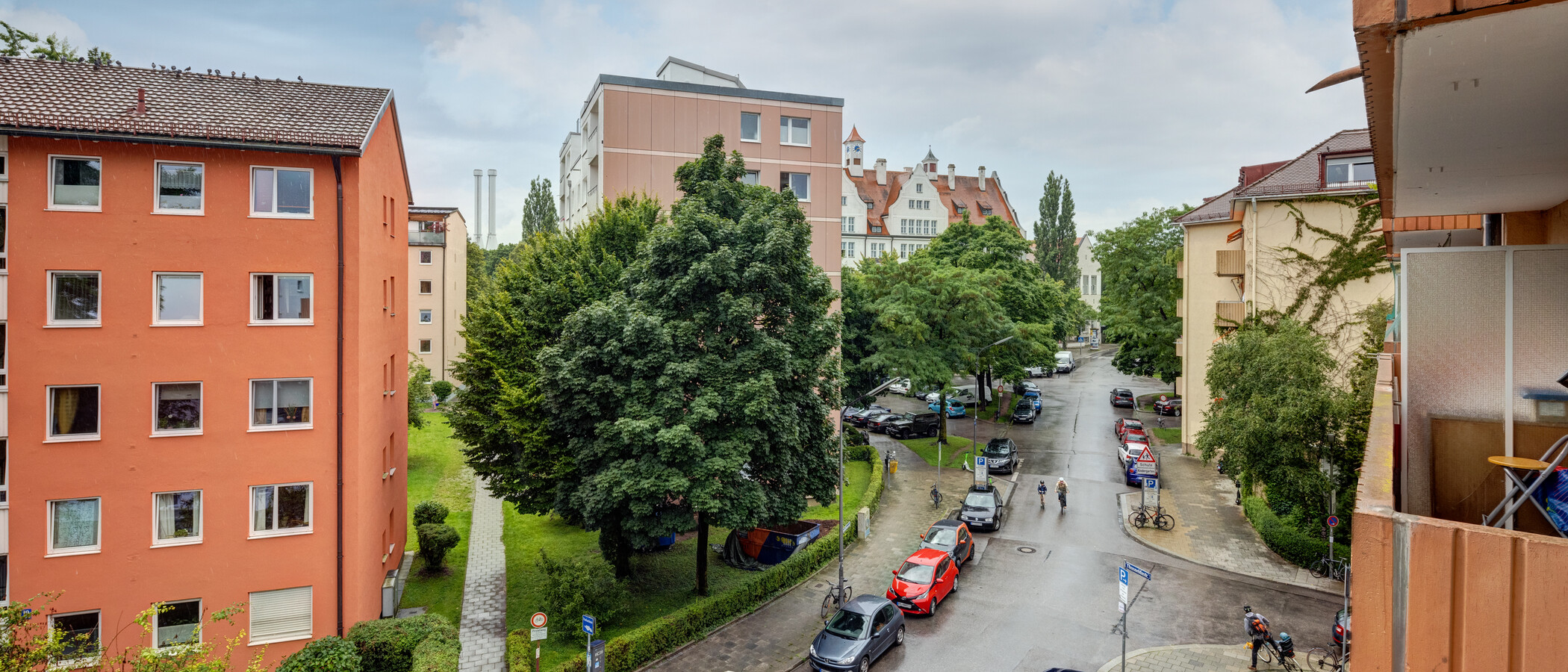 квартира München Untergiesing 03 вид из окна 3185