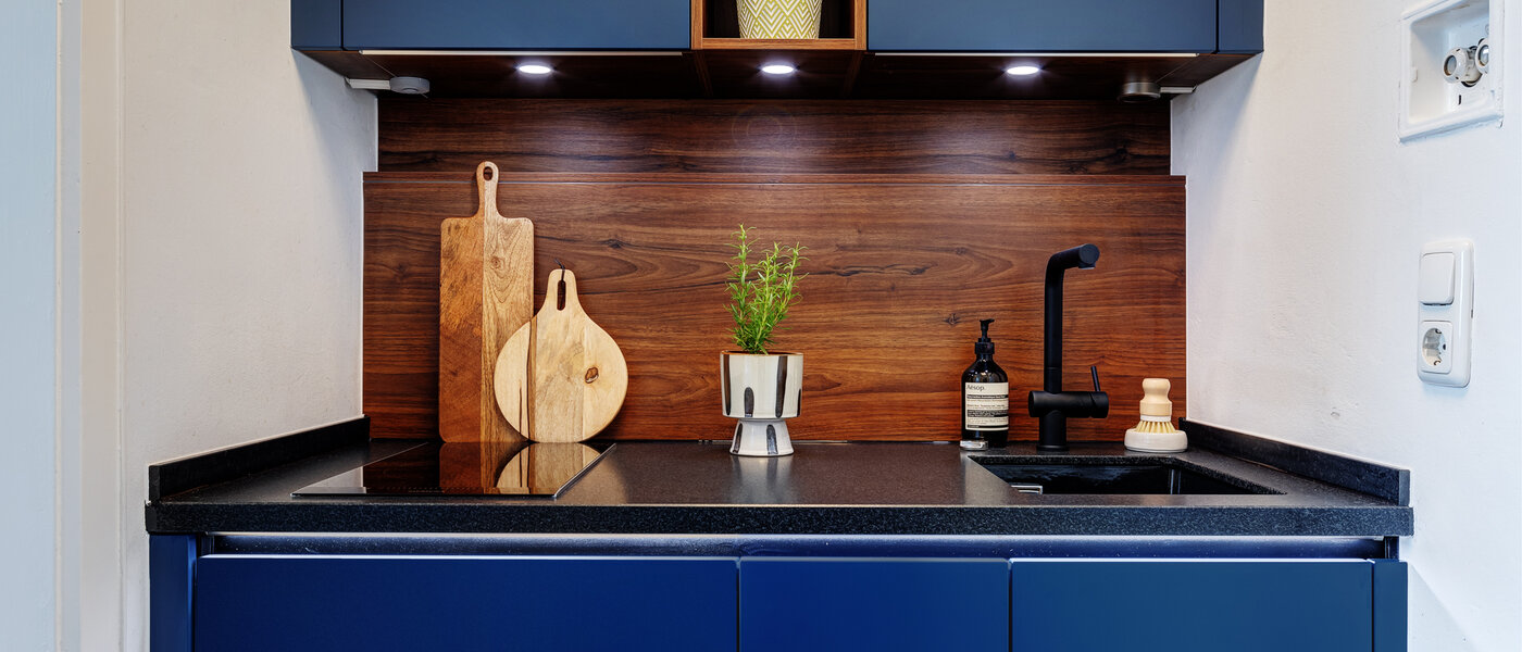 квартира München Neuhausen 01 кухня 3328