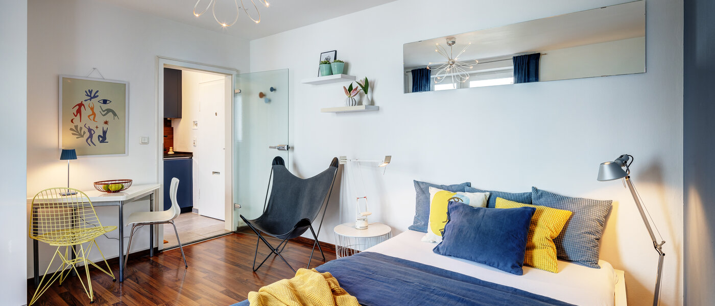 квартира München Neuhausen 01 жилое пространство 3328