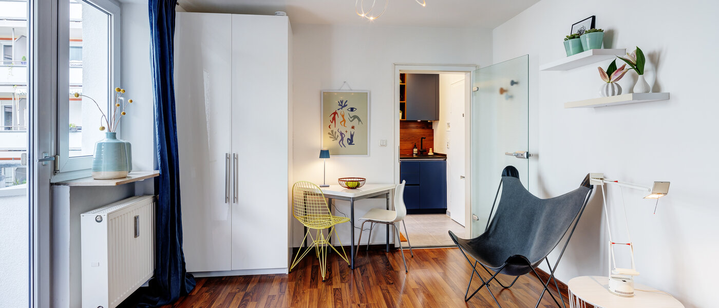 квартира München Neuhausen 02 жилое пространство 3328