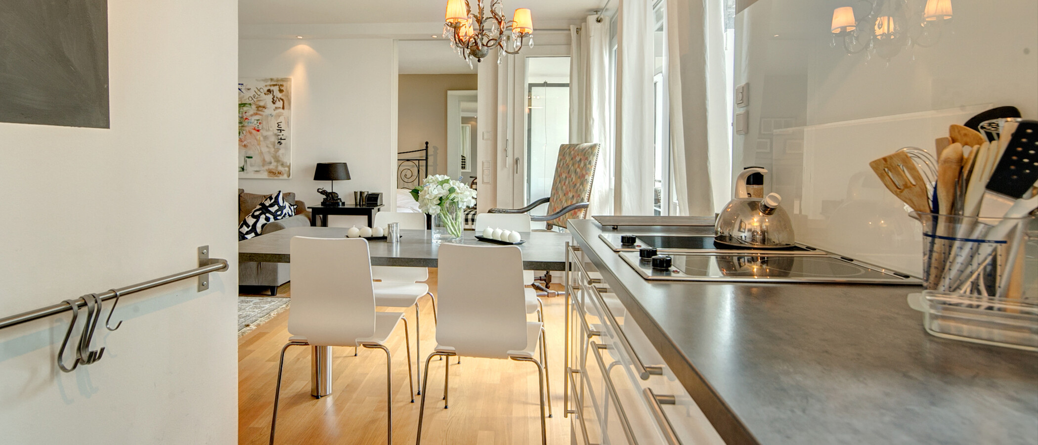квартира München Maxvorstadt - Westen 03 кухня 3355