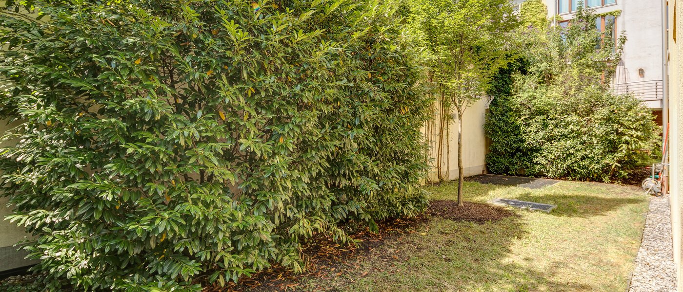 Половина двухквартирного жилого дома München Schwabing (links der Leopoldstraße) 02 сад 3396