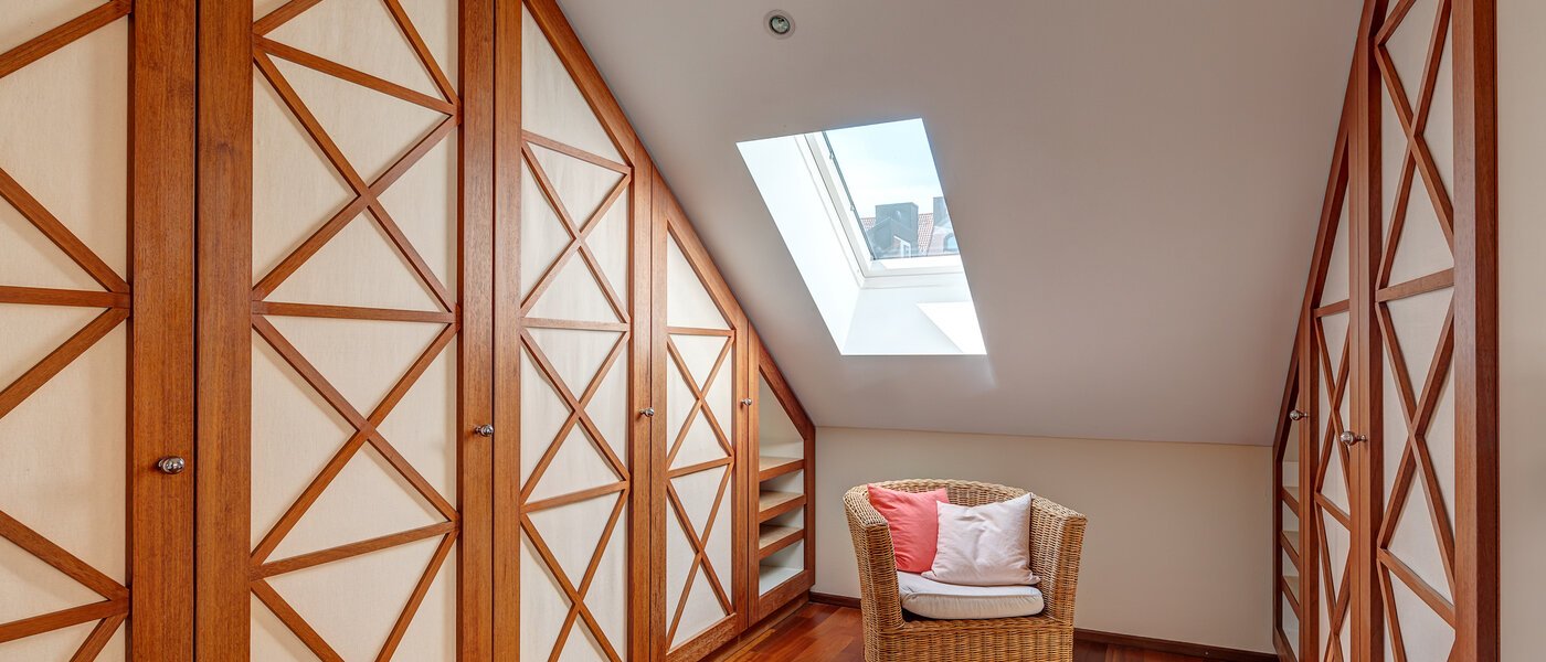 Половина двухквартирного жилого дома München Schwabing (links der Leopoldstraße) 04 спальная комната 3396