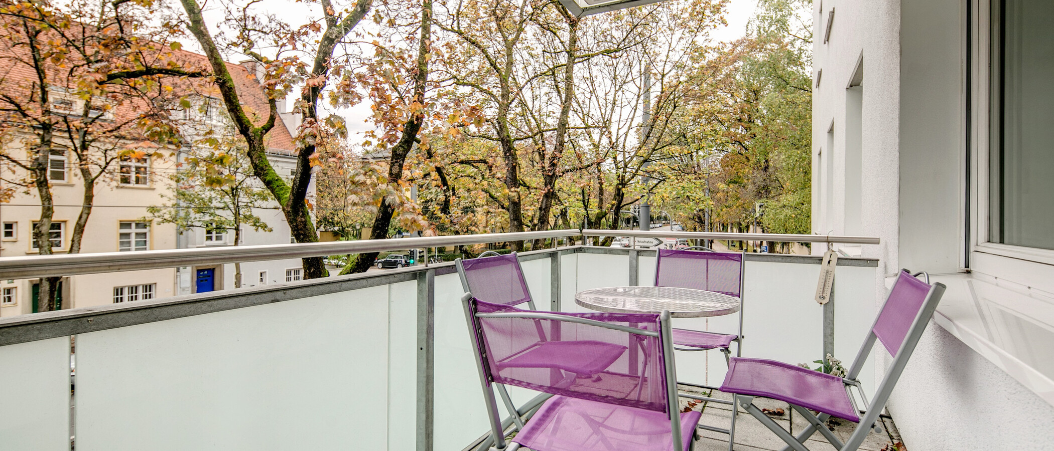 квартира München Schwabing-Nord (zw. Belgrad- & Leopoldstraße) 01 балкон 342