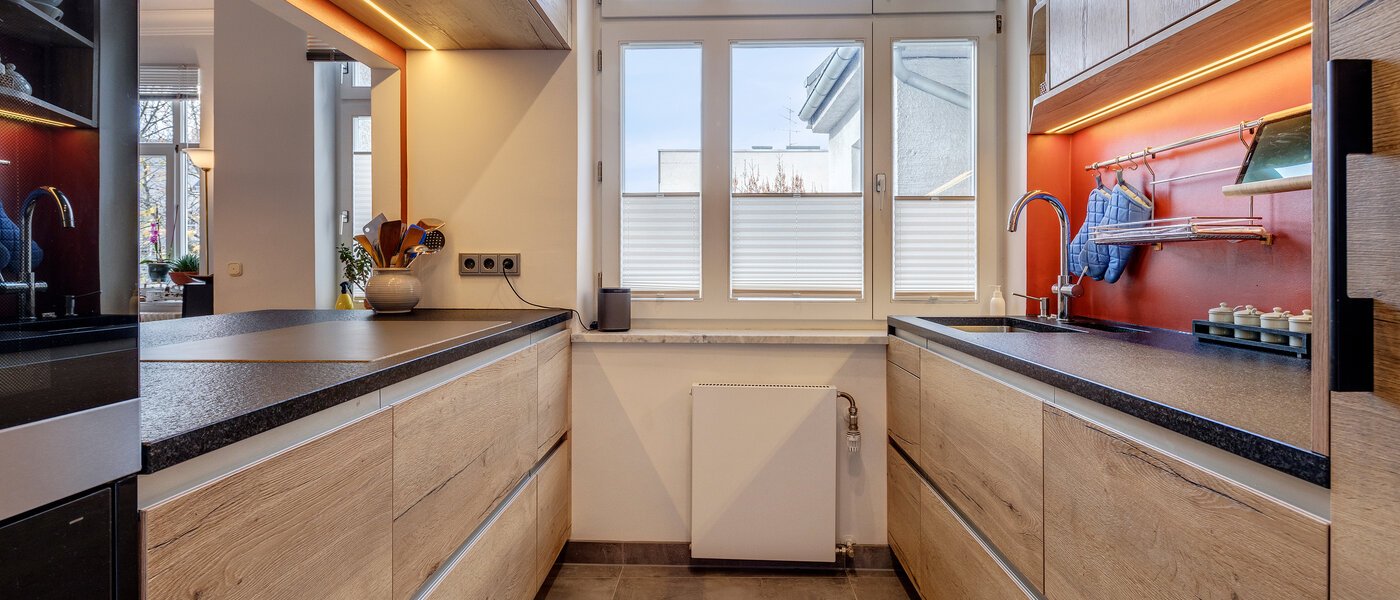 квартира München Neuhausen 01 кухня 3428