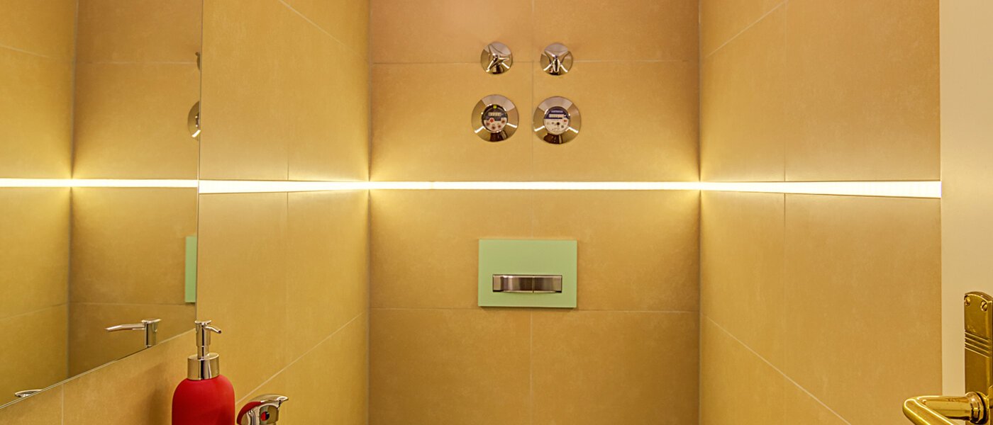 квартира München Neuhausen 01 гостевой туалет 3428