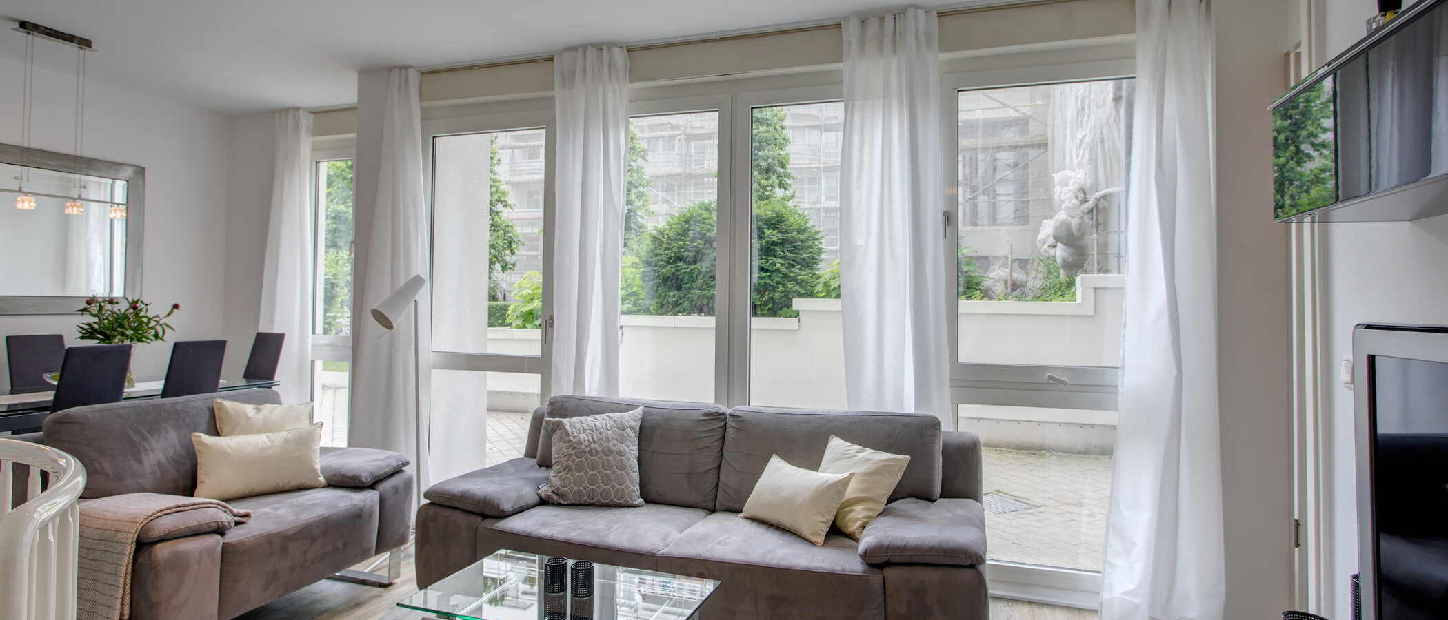 квартира München Haidhausen 02 гостиная 3443