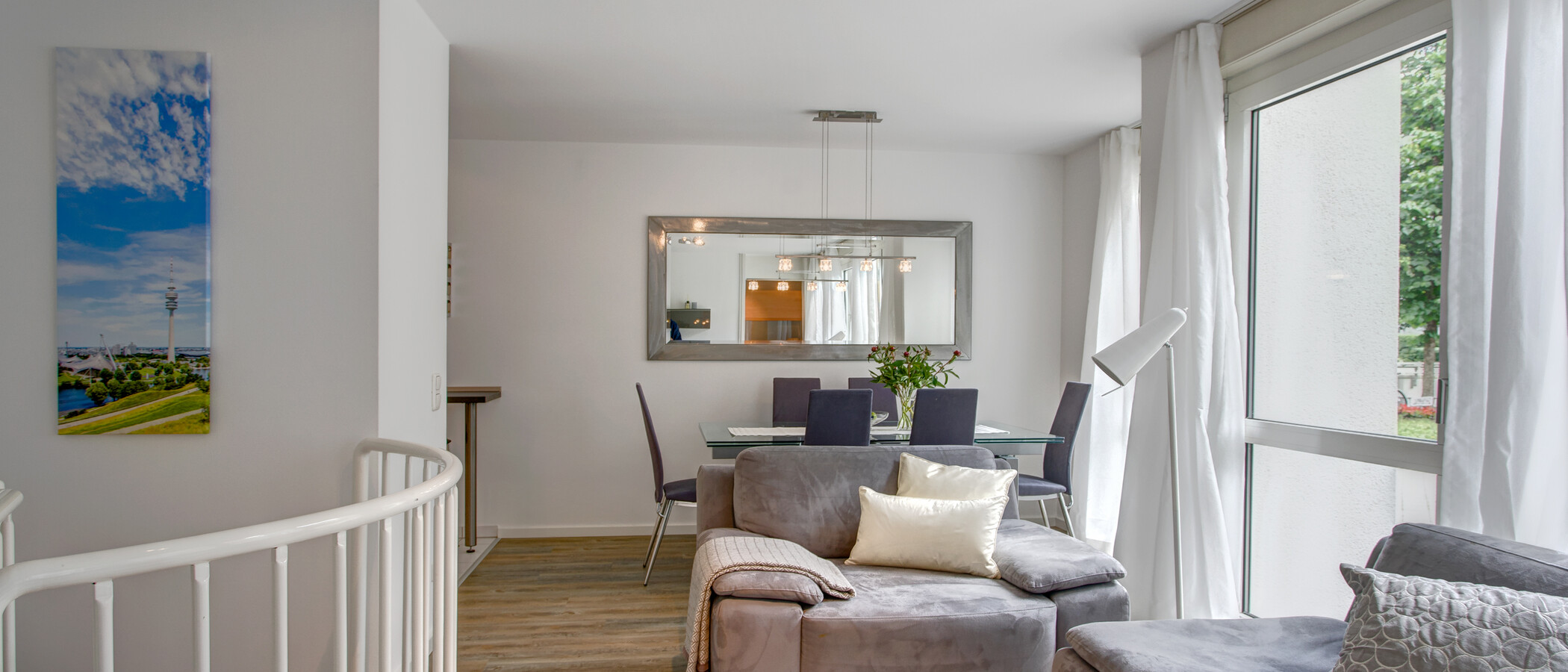 квартира München Haidhausen 04 гостиная 3443