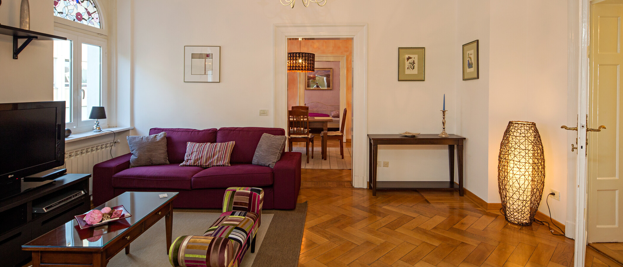 квартира München Lehel 01 гостиная 3457