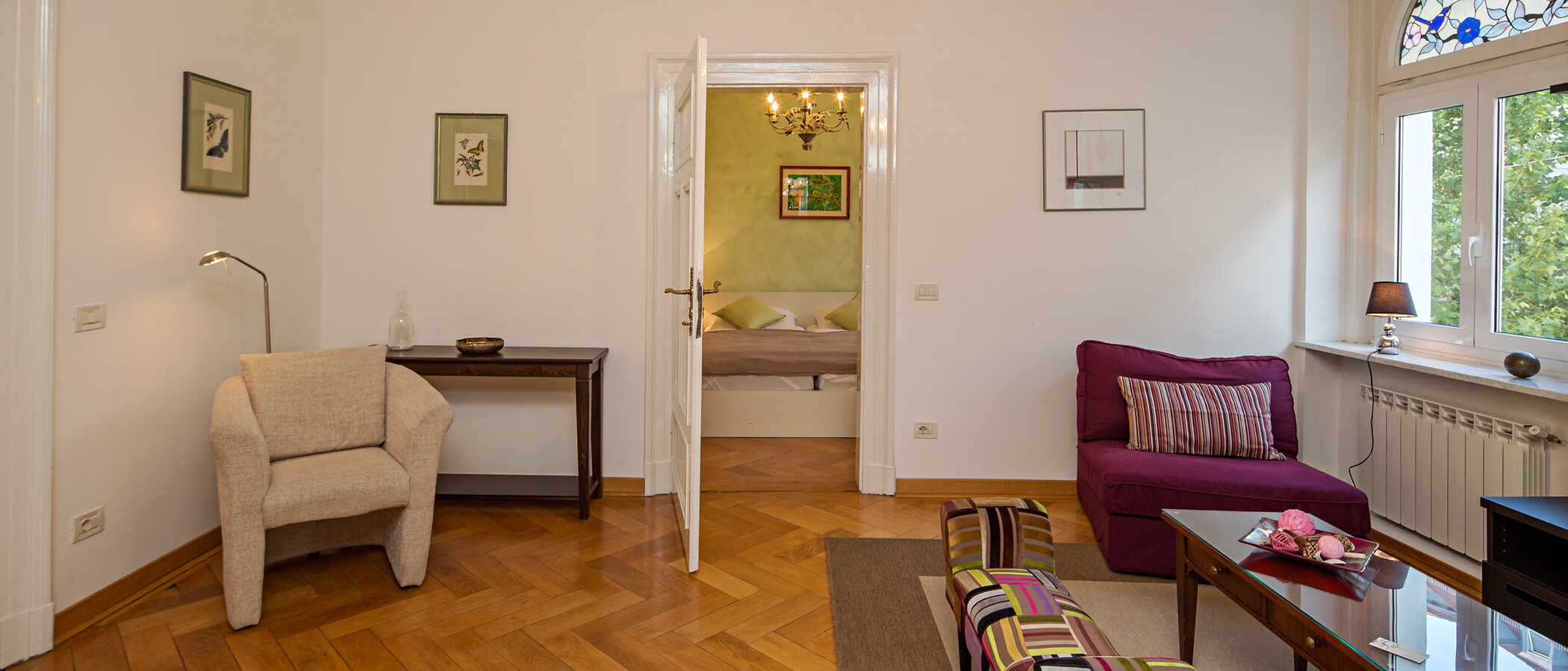 квартира München Lehel 04 гостиная 3457