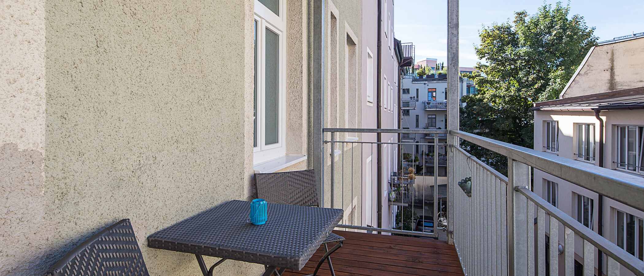 квартира München Lehel 01 балкон 3457