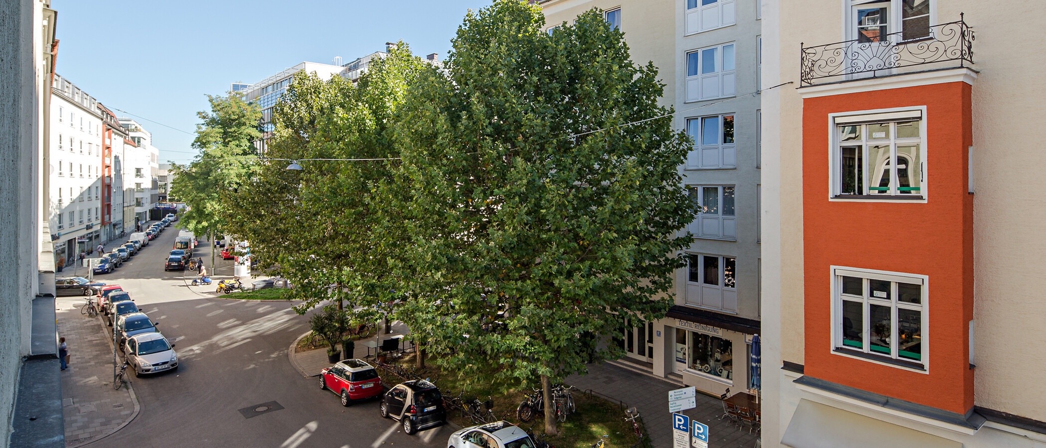квартира München Lehel 01 вид из окна 3457