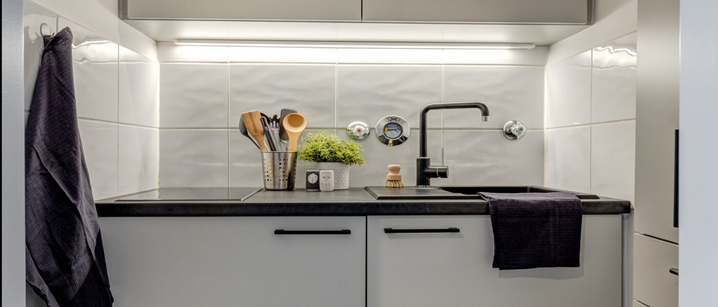 квартира München Maxvorstadt - Universitätsviertel 01 кухня 3509