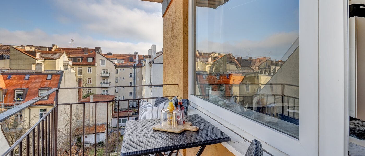 квартира München Maxvorstadt - Universitätsviertel 01 балкон 3509