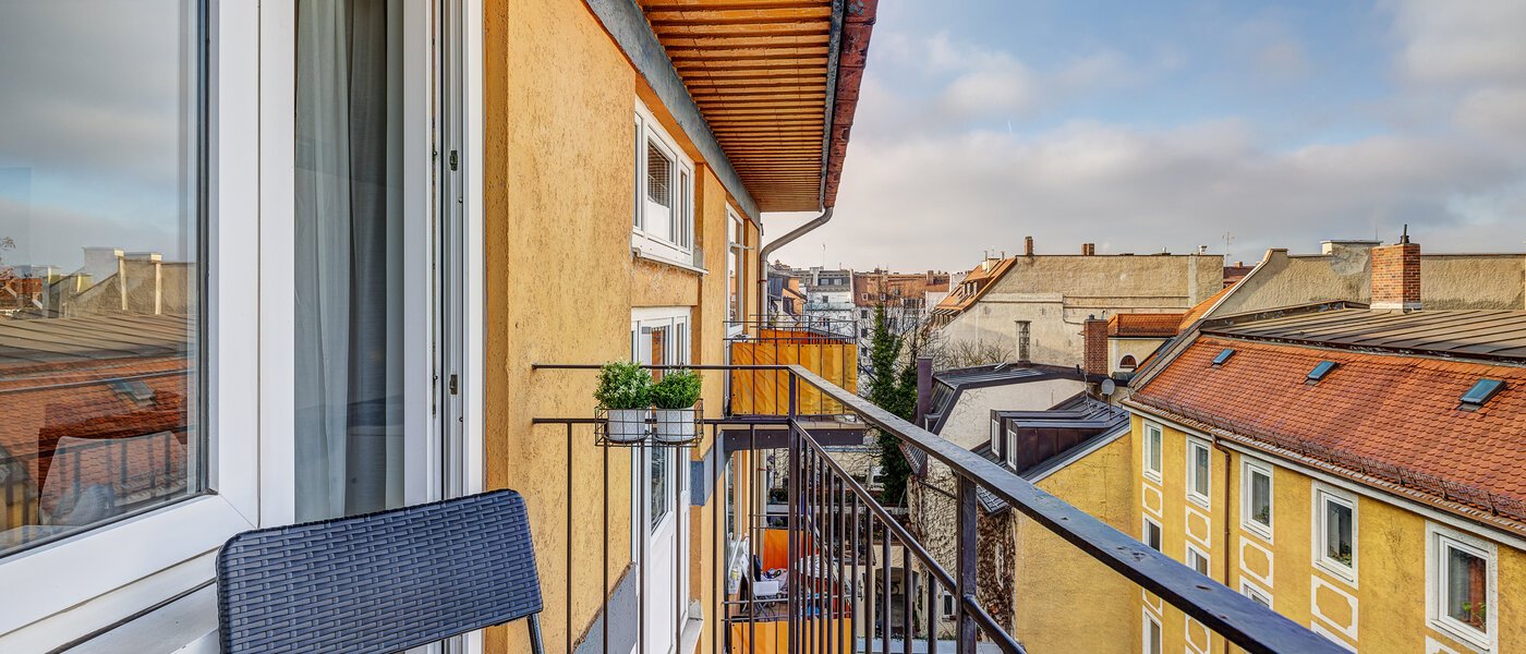квартира München Maxvorstadt - Universitätsviertel 02 балкон 3509