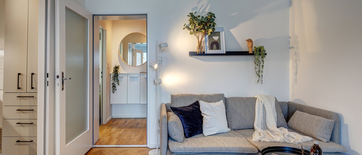 квартира München Maxvorstadt - Universitätsviertel 02 жилое пространство 3509