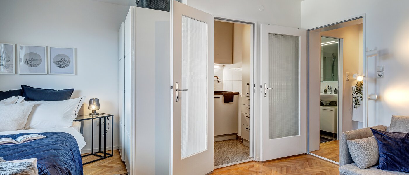 квартира München Maxvorstadt - Universitätsviertel 03 жилое пространство 3509