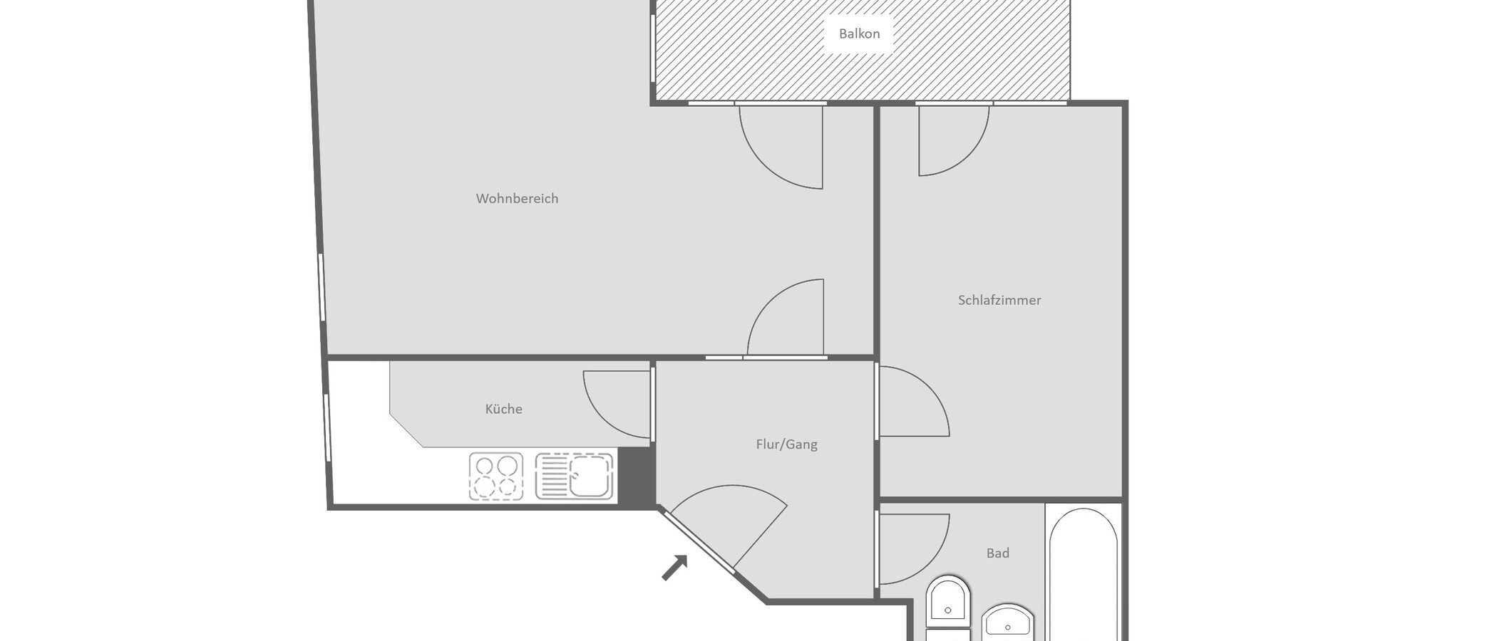 квартира München Thalkirchen 01 план этажа 3528