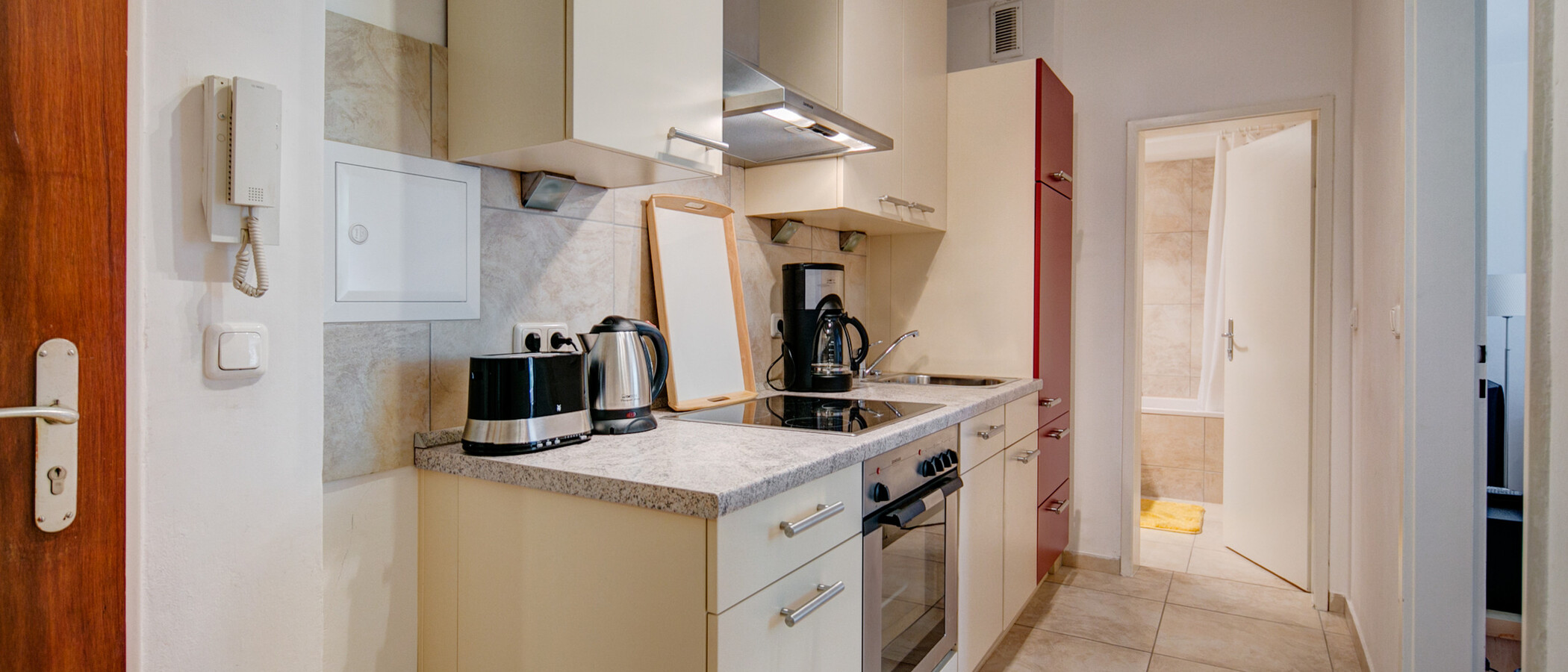 квартира München Schwabing-West (rund um den Hohenzollernplatz) 02 кухня 3569