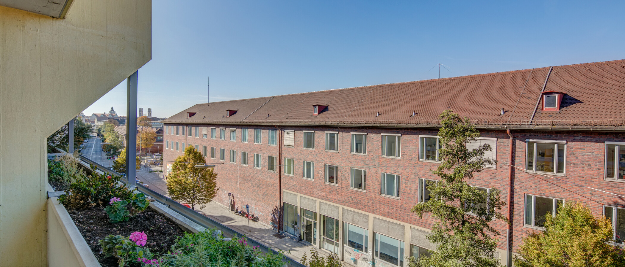 квартира München Isarvorstadt 01 вид из окна 3570