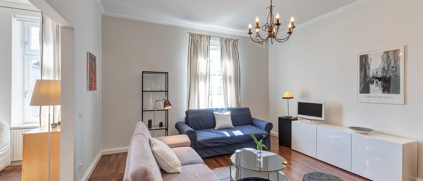 квартира München Maxvorstadt - Universitätsviertel 01 жилое пространство 3592