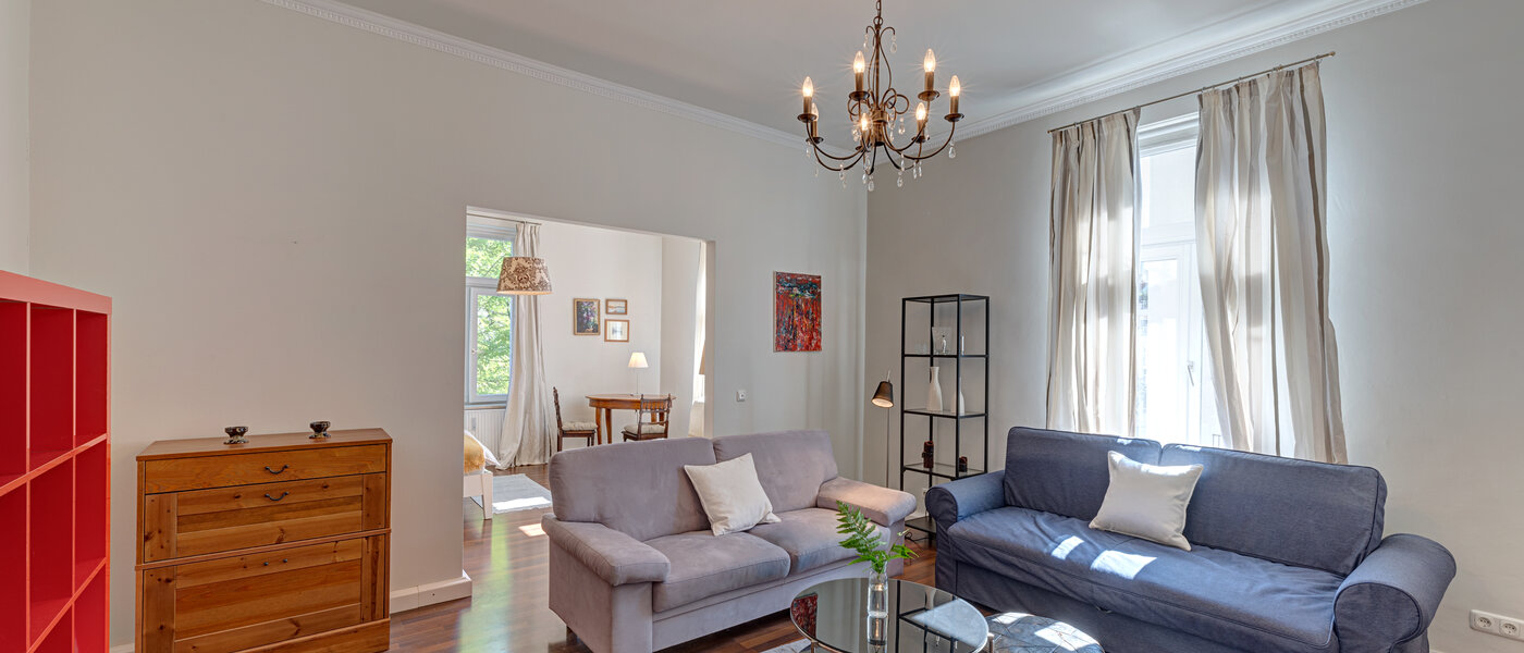 квартира München Maxvorstadt - Universitätsviertel 02 жилое пространство 3592