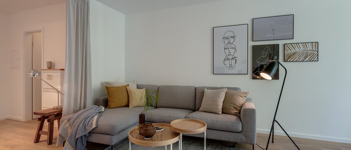 квартира München Schwabing (rechts der Leopoldstraße) 01 жилое пространство 361