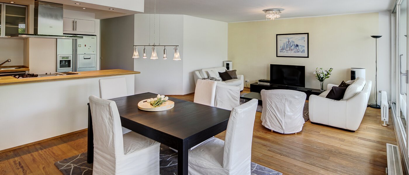 квартира München Olympiadorf 02 гостиная 3688