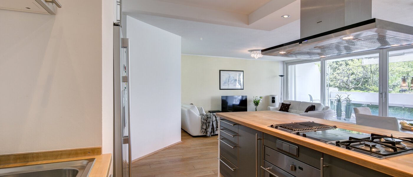 квартира München Olympiadorf 04 кухня 3688