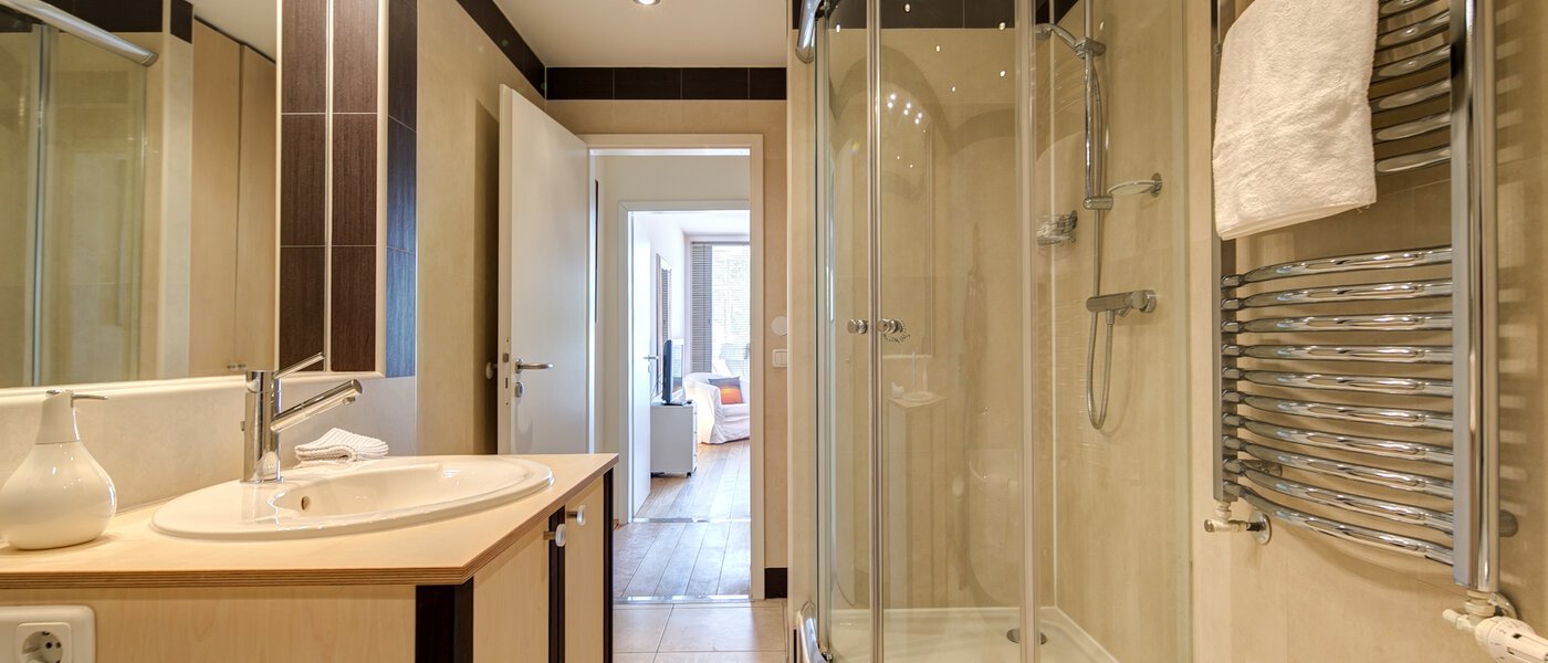 квартира München Olympiadorf 03 ванная комната 3688