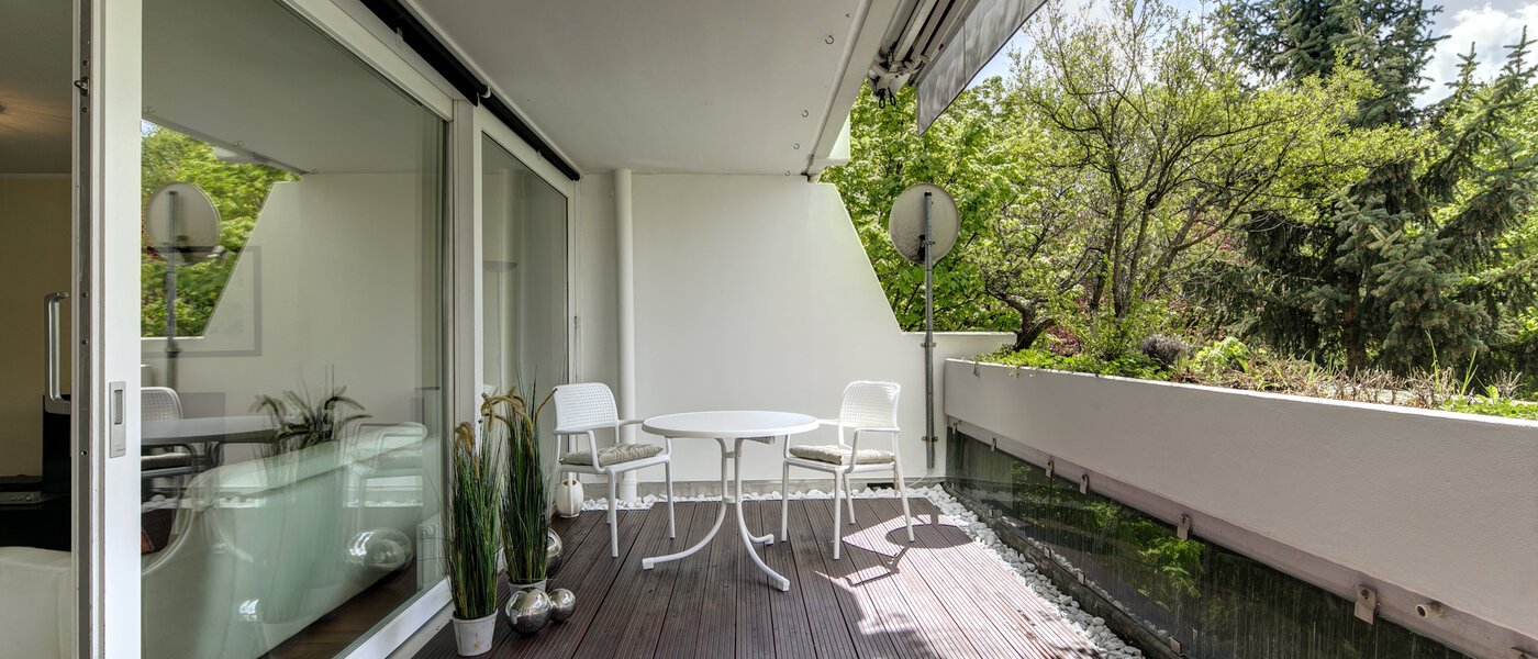 квартира München Olympiadorf 02 балкон 3688