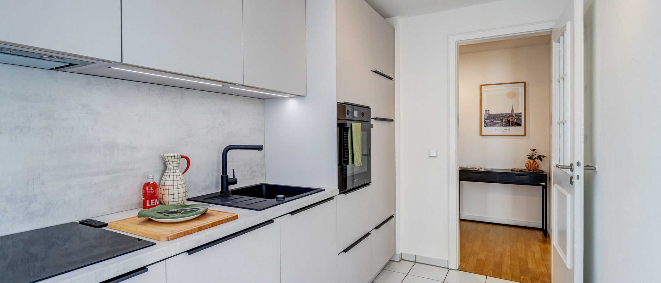 квартира München Maxvorstadt - Rund um den Josephsplatz 03 кухня 3735