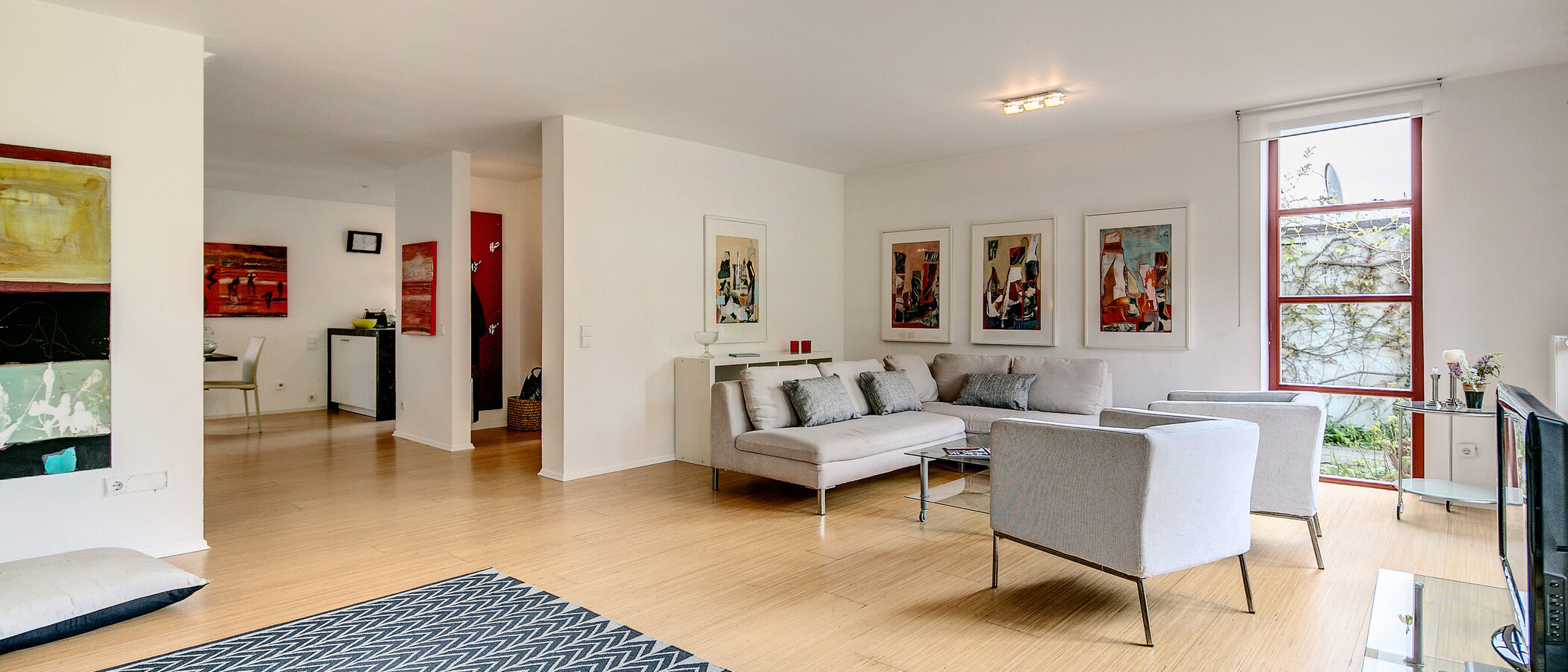 дом München Kleinhadern 04 гостиная 3822