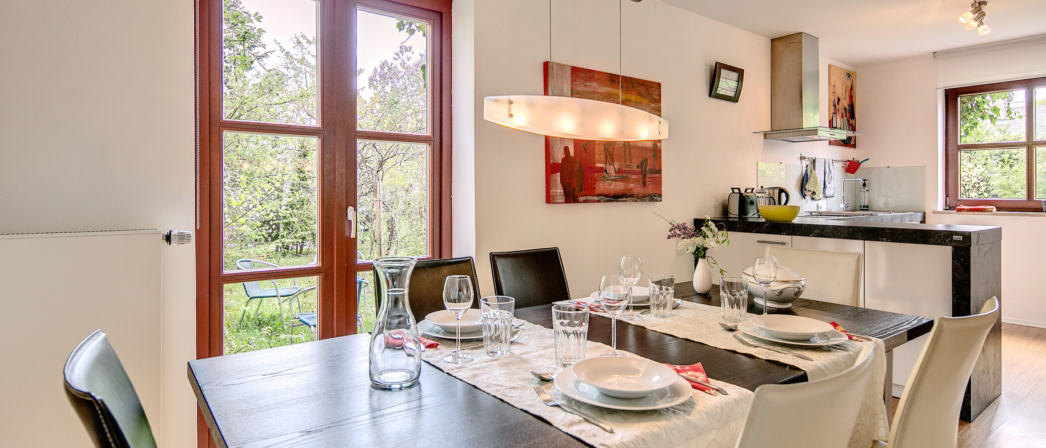 дом München Kleinhadern 01 столовая 3822