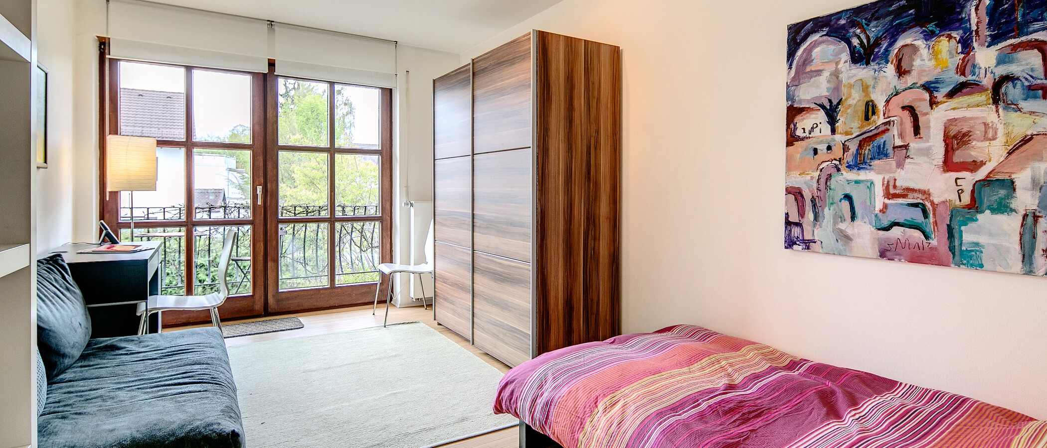 дом München Kleinhadern 01 гостевая комната 3822