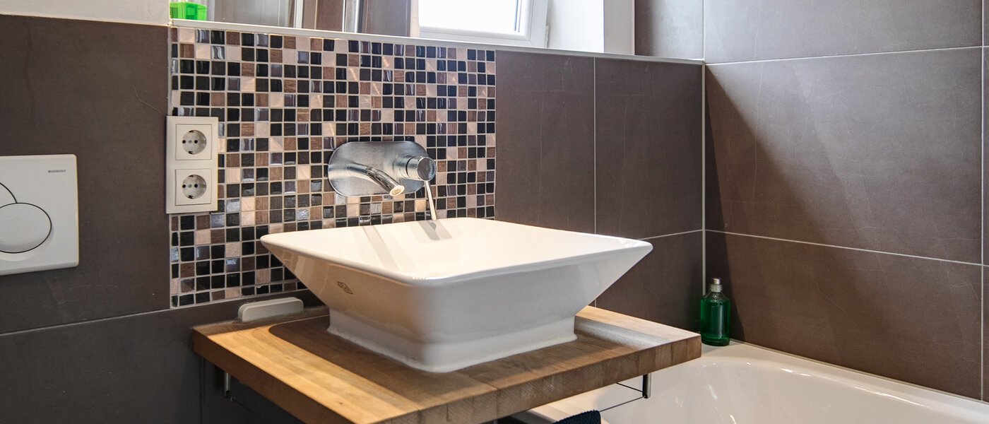 квартира München Hadern 01 ванная комната 3824