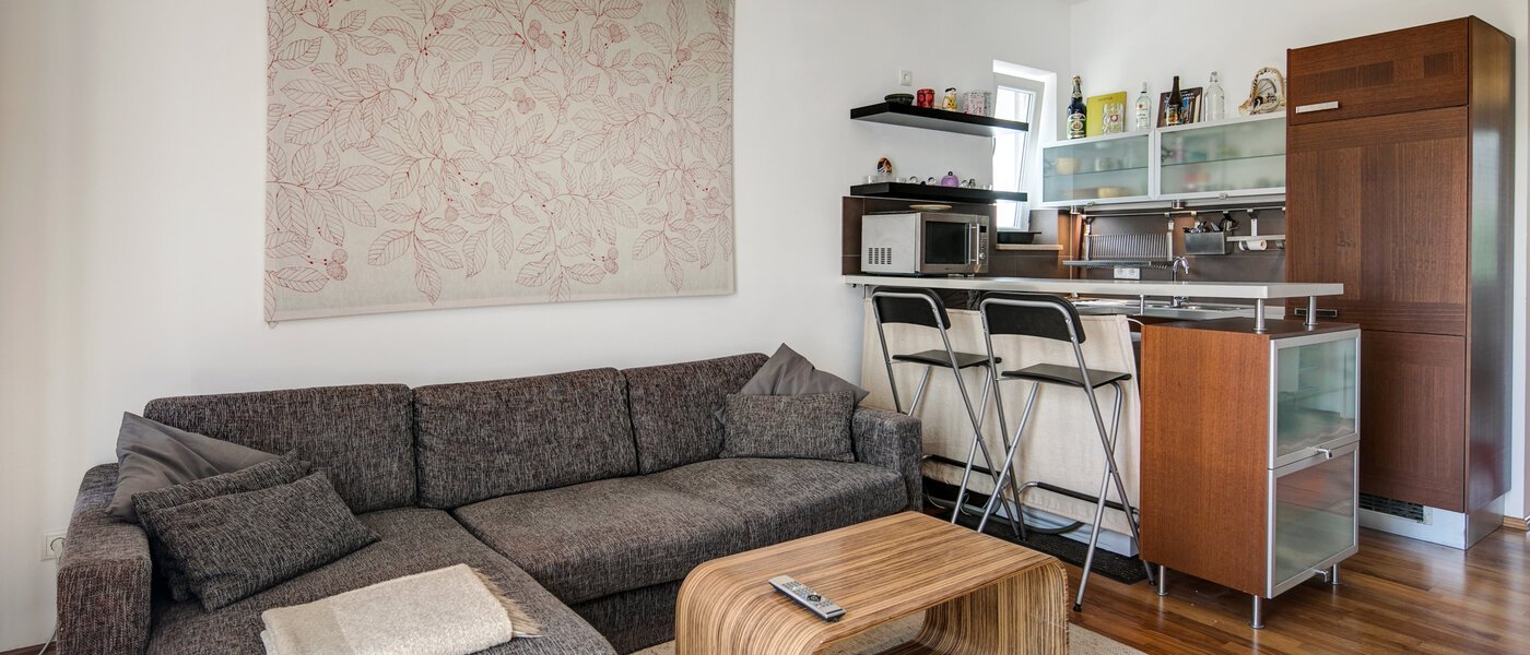 квартира München Hadern 01 гостиная 3824