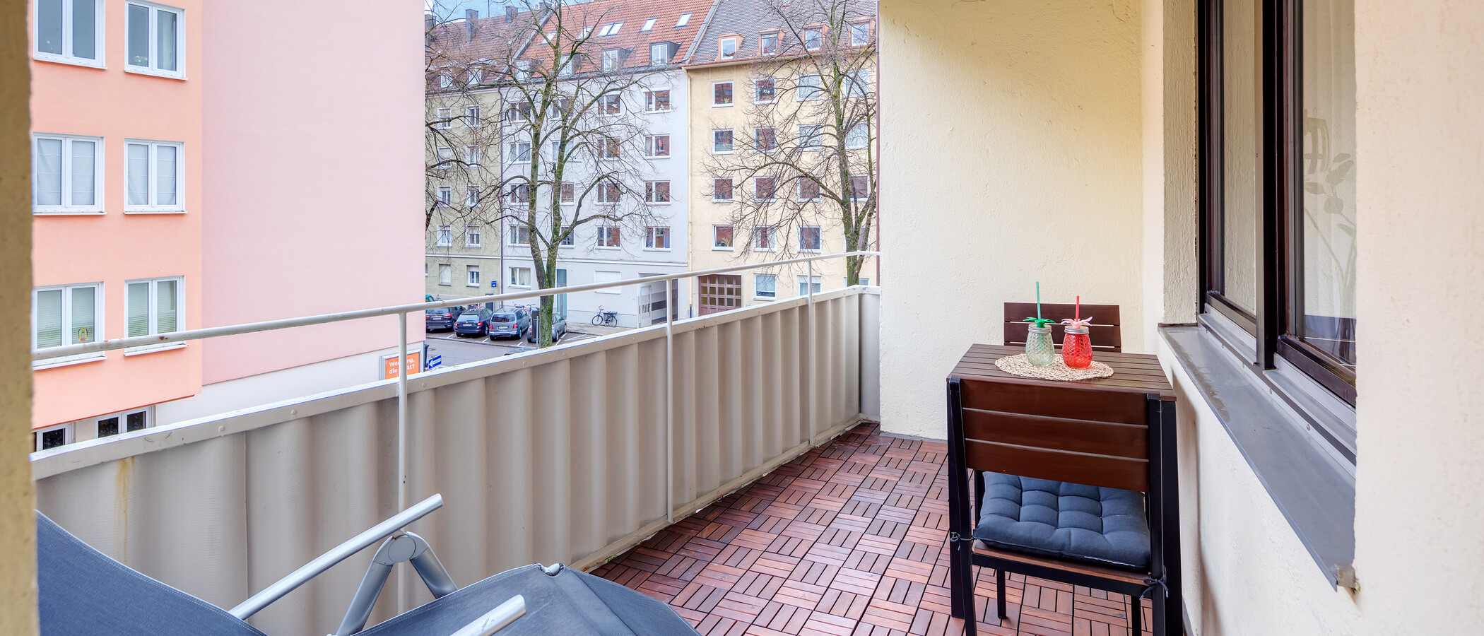 квартира München Schwabing-West (rund um den Hohenzollernplatz) 02 балкон 3827