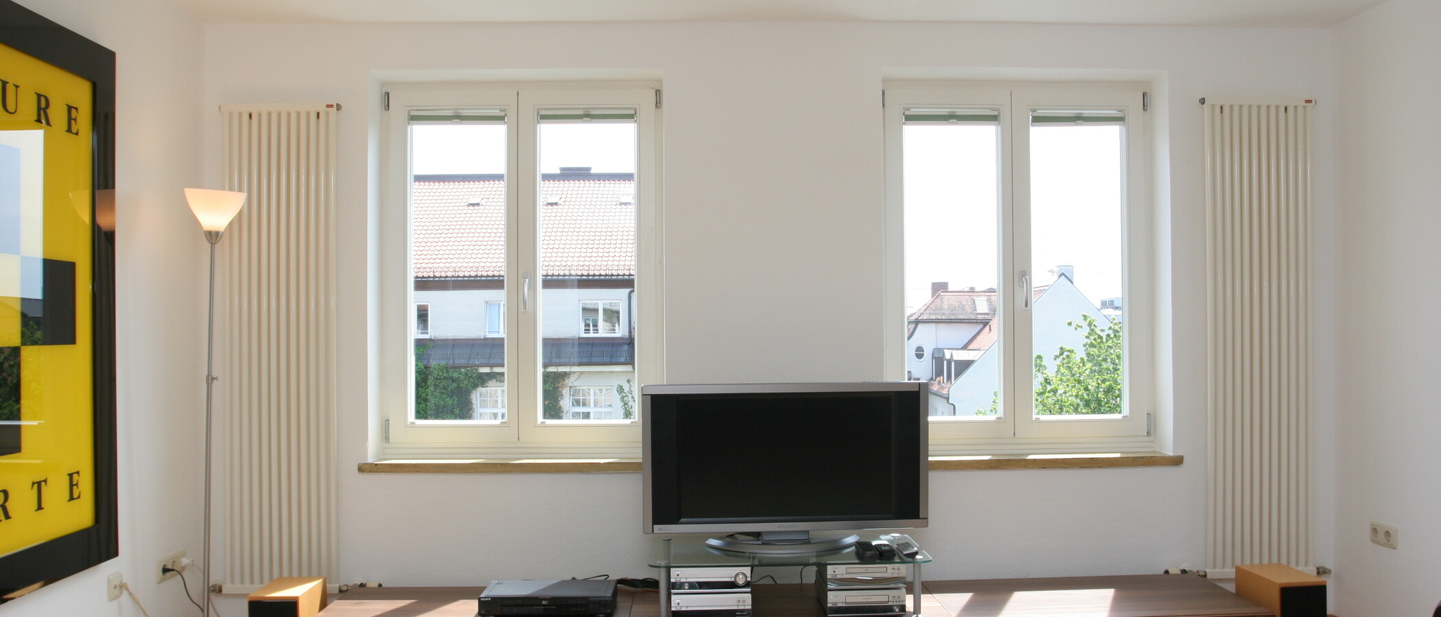 мансардная квартира München Lehel 03 гостиная 3850
