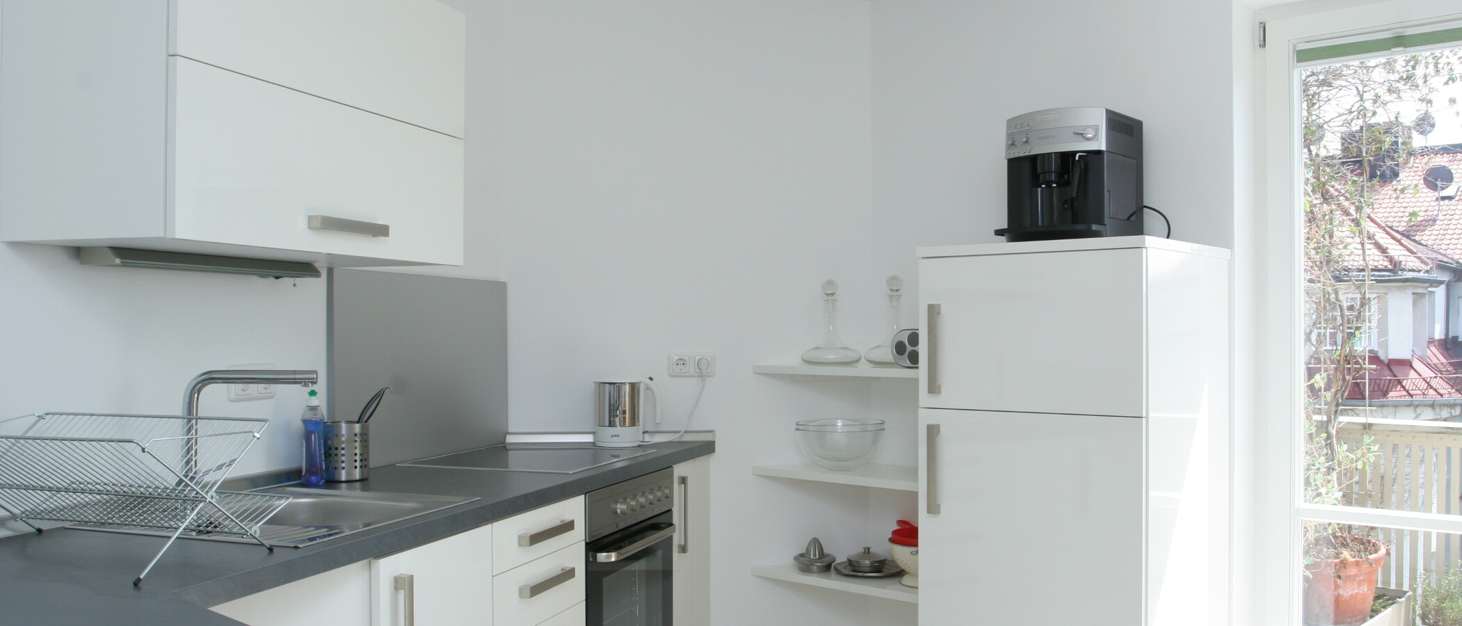 мансардная квартира München Lehel 01 кухня 3850