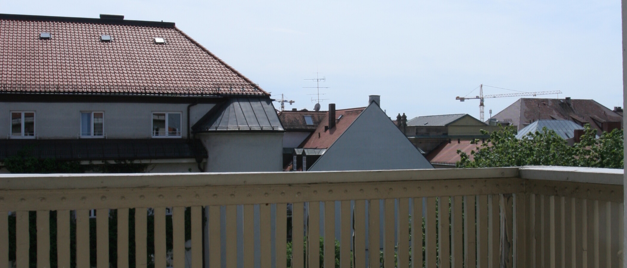 мансардная квартира München Lehel 05 балкон 3850